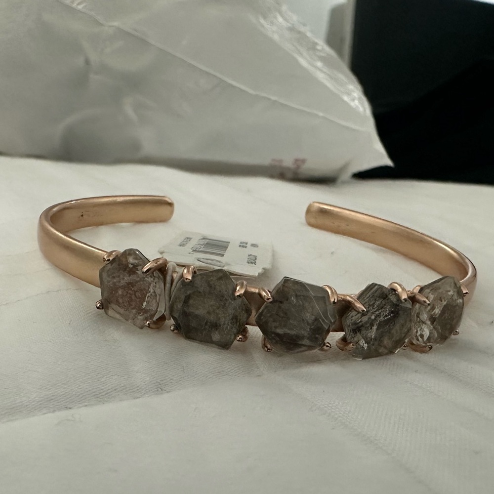 Kendra Scott Nash bracelet rose cuff gold brand new